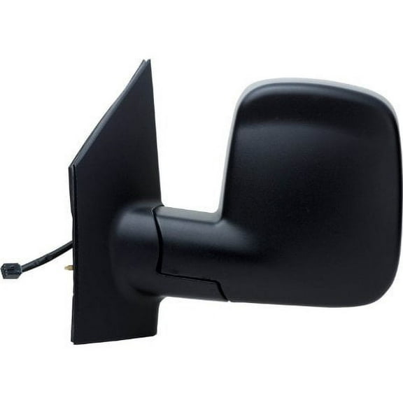 62132G - Fit System Driver Side Mirror for 08-18 Chevrolet Express Full Size Van, GMC Savana Full Size Van, textured black, dual lens, foldaway, Heated Power