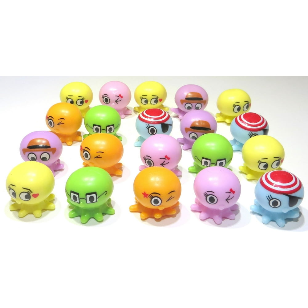 Rubber Octopus Pencil Toppers (20)