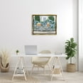 thumbnail image 2 of Stupell Industries Cape Cod Daisy Bike Metallic Gold Framed Floating Canvas Wall Art, 24x30, by Wild Apple Portfolio, 2 of 5