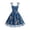 Dark Blue, variant on Girls Mesh Princess Dresses Trendy Embroidery Flower Lace Bow Spaghetti Gown for Pageant Wedding Birthday Party Graduation Dance Prom Purple 7-8 Years