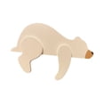 thumbnail image 4 of Escultura de oso para esquina de puerta, adorable adorno para guardería, estatua de oso para estante blanco, 4 of 9