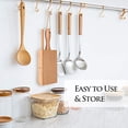 thumbnail image 5 of Meetco Gnocchi Board, 3 in 1 Natural Wooden Gnocchi Paddle Pasta Making Tools, 8 inches, 5 of 11