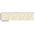 thumbnail image 3 of Ambesonne Floral Fabric by the Yard Upholstery, Blossom Silhouettes Creamy, 10 Yards, Champagne Dark Tan, 3 of 5