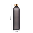 thumbnail image 6 of BPA Free Water Cup Outdoors Sports Water Bottle Frosted Plastic Space Cup with Time Scale 1000ml Large Capacity Tumbler, 6 of 7