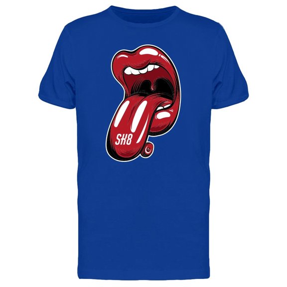 Surreal Colorful Lips Sk8 Skate Tee Men's -Image by Shutterstock