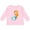 AD-Pink, variant on Inktastic Cute Little Mermaid, Orange Hair, Purple Sea Star Girls Long Sleeve Toddler T-Shirt