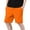 Orange, variant on pstuiky Mens Shorts Casual, Men Cotton Vintage Knit Elastic Waist Drawstring Shorts Casual Sports Knee Length Lounge Home Comfortable Summer Shorts For Men Mens Running Shorts