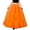 Orange, variant on EHRWE Skirts For Women Big Swing Long Boneless Skirt Half Shag Petticoat Skirt For Party