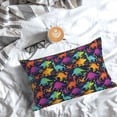 thumbnail image 5 of Yiaed Colorful Dinosaur Print Brushed Microfiber Envelope Pillowcases, Standard,Envelope Closure Pillow Cases(No pillow core)-14"x20", 5 of 6