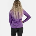 thumbnail image 2 of Izas Dimasa Women's Full Zip Knit Fleece Sweatshirt (Medium, Purple), 2 of 5