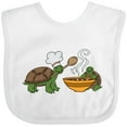 thumbnail image 3 of Inktastic Cute Turtle Chefs Making Soup Boys or Girls Baby Bib, 3 of 4