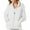White, variant on Blouses for Women Dressy Casual Plus Size Hide Belly Fall Winter Loose High Neck Long Sleeve Dolman One Shoulder with Pocket Solid Color Leisure Polyester Jacket Coats(Grey,XL)