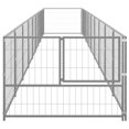 thumbnail image 2 of vidaXL Dog Kennel Silver 9 m² Steel, 2 of 4
