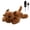 Brown, variant on Heated Mouse Wrist Rest, Ergonomic USB Heating Cow Shape Wrist Support Pad with 5 Temperature and Timer Settings for Home Office Working Typing