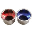 thumbnail image 3 of Sea-Dog 588071-1 LED Flush Mount Combo Drink Holder with Drain - Red, 3 of 3