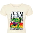 thumbnail image 3 of Marvel Hulk - Battles The Inhumans - Juniors Fitted Graphic T-Shirt, 3 of 5