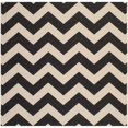 thumbnail image 1 of Safavieh Courtyard Black Indoor Outdoor Rug - Square 5'3", 1 of 1
