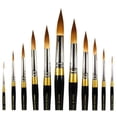 thumbnail image 3 of KINGART™ Original Gold 9020 Series, Golden Taklon Max Round, Size 12, 3 of 10