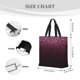thumbnail image 3 of Easygdp Pink Glitter Sparkles A Bolsa Tote para Mujer, Bolso de Hombro para Trabajo, Playa, Viajes, Compras y Supermercado, 3 of 7