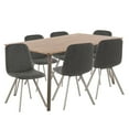 thumbnail image 6 of Lumisource Sedona 7 Piece Dining Set In Dark Brown And Black DS-SDNA7 DBN+BK, 6 of 6
