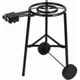 thumbnail image 2 of 2024 New Burner and Stand Set on Wheels - Complete Paella Kit for up to 14 -16 Servings with 18 inch Carbon Steel Paella Pan + 16 inch Paella Burner+15.75 inch Additional Pan, Perfect for Party, 2 of 7