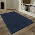 thumbnail image 2 of Mainstays Traditional Navy Heather Shag Indoor Accent Rug, 2'6" x 3'10", 2 of 8