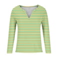 thumbnail image 4 of XFLWAM Womens Long Sleeve T Shirt V Neck Loose Fit Soft Waffle Knit Thermal Tops, 4 of 4