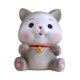 thumbnail image 2 of Figura de gato, estatua, alcancía, festival, regalo, almacenamiento, botella, decoración del hogar, encantadora ojos abiertos, 2 of 9
