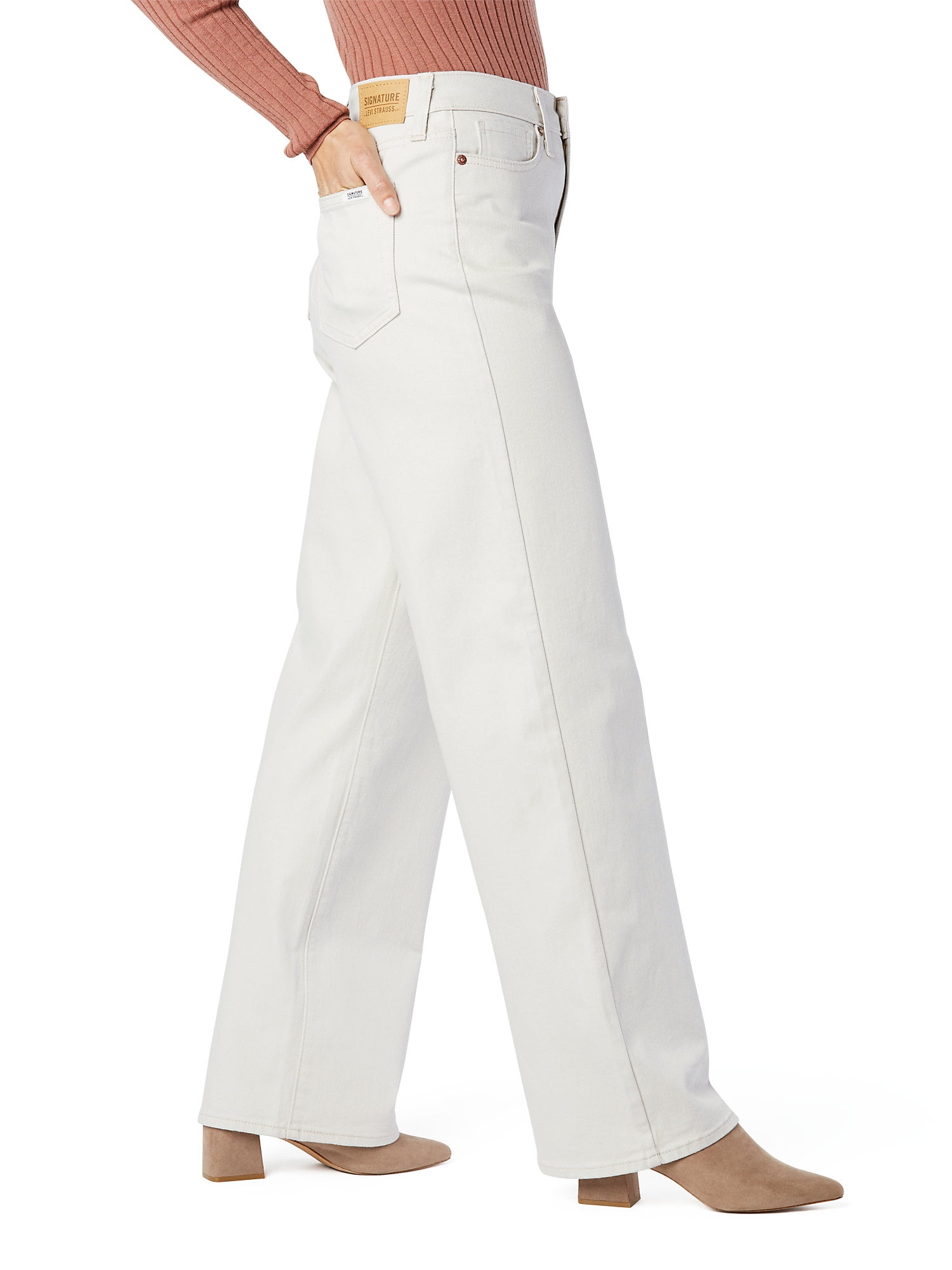 Levi Strauss Signature Women's High Rise Loose Straight Jeans