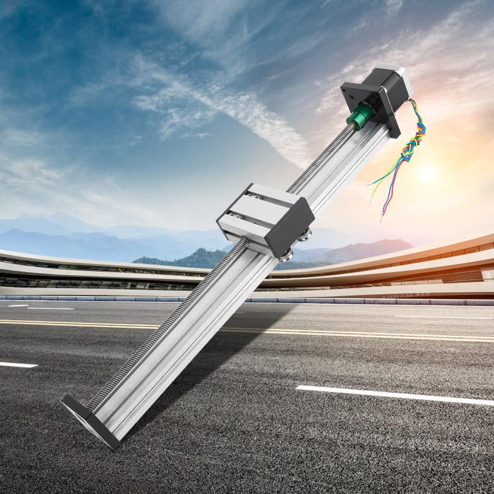 Tebru Ball Screw Slide Rail, 0808 Ball Screw Long Stage Actuator Guide