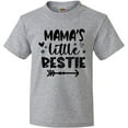 thumbnail image 3 of Inktastic Mama's Little Bestie with Arrow and Hearts Youth T-Shirt, 3 of 5
