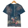 thumbnail image 6 of MEICHEN Womens Casual Short Sleeve Tops Neck T Shirts Summer Loose Fit Daily Wear Blouse for Women, 6 of 9