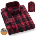 thumbnail image 4 of Yusimy Men's Long Sleeve Shirt Collared Shirt Button-Down Shirt Striped Button Pockets Collared Design Casual Fashion Style, 4 of 4