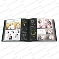 thumbnail image 3 of Paper Cut Design Shop Photo Booth Album Guestbook  Slip In Black 4x6 with Storage Box Wedding Album Scrapbook Album, 3 of 5