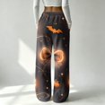 thumbnail image 6 of Halloween Sweatpants for Women Wide Leg Baggy Y2K Print Fall 2026 Casual Joggers Lounge Pants Pajama Holiday Costume Outfits with Pockets,M,Red, 6 of 6