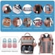 thumbnail image 5 of Mochila pañalera Jeryswet para bebé 43 x 24 x 30 cm impermeable, 5 of 7