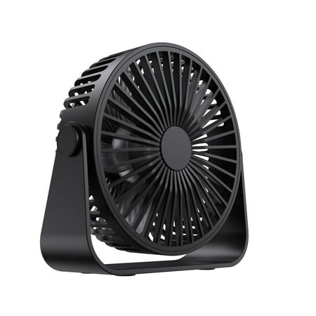 

USB Desk Fans Cooling Fan Table Fan Electric Mini Personal Fan Computer Desktop Fan Removable front cover Silent for Home Office Car Outdoor Travel 360°Rotation Upgraded 3 Speed Adjustable