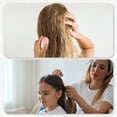 thumbnail image 3 of Cepillo de cabello portátil Unique Bargains, cepillo de masaje en forma de huevo mini para mujeres, degradado rosa, 3 of 7