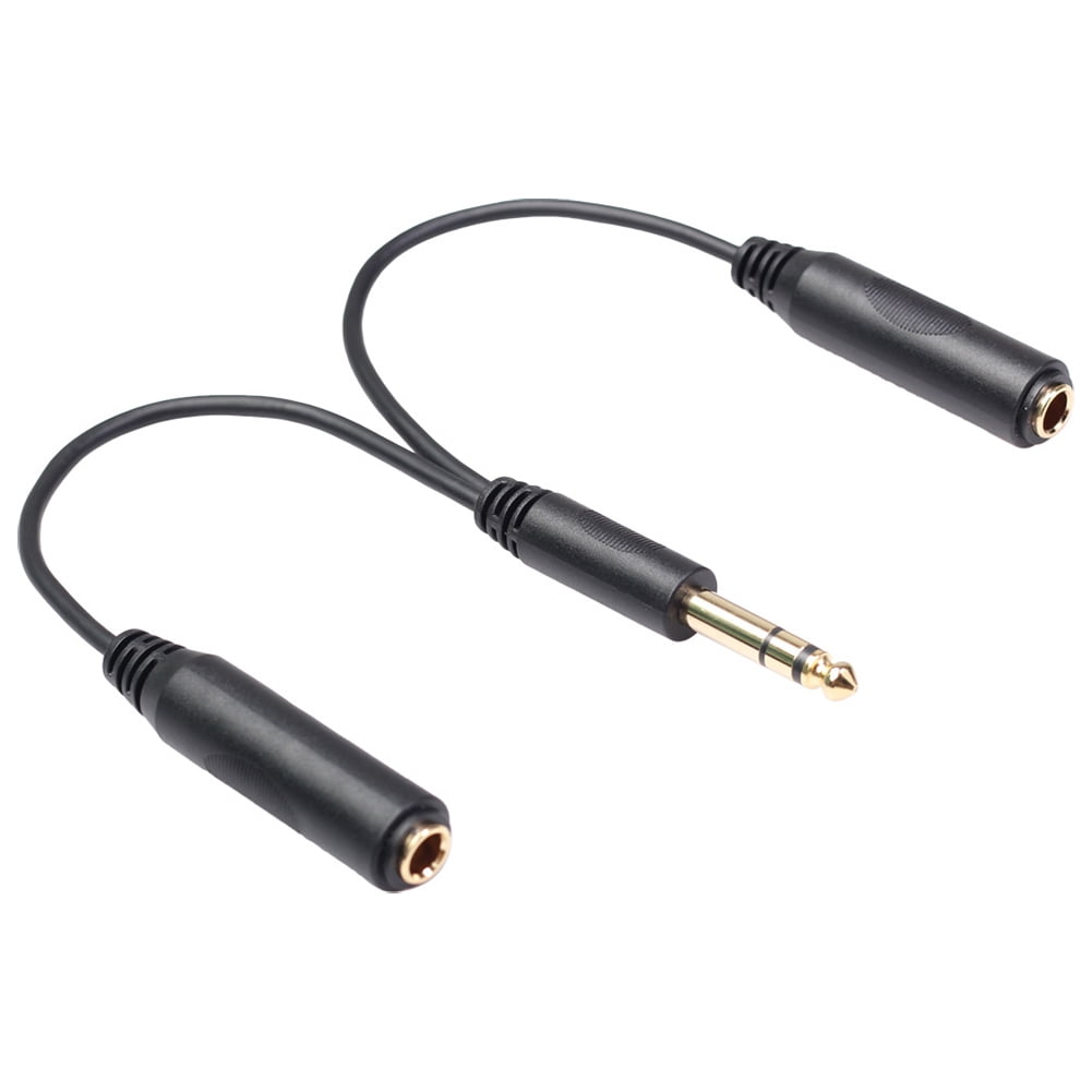 AGPTEK Audio Cable 3.5mm Y Splitter Cable Stereo Plug Male to 2 RCA Female Jack 