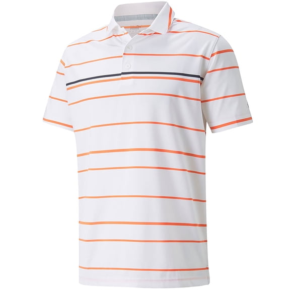 Puma Mattr Border Lines Bright White/Navy Blazer Shirt Men M