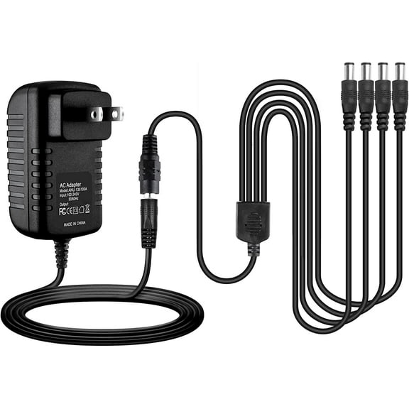 BigNewPowered Replacement Charger AC-DC Power Adapter Compatible with Lemax 84428 4.5V Lighted Accessory With 3/4 Output Jacks