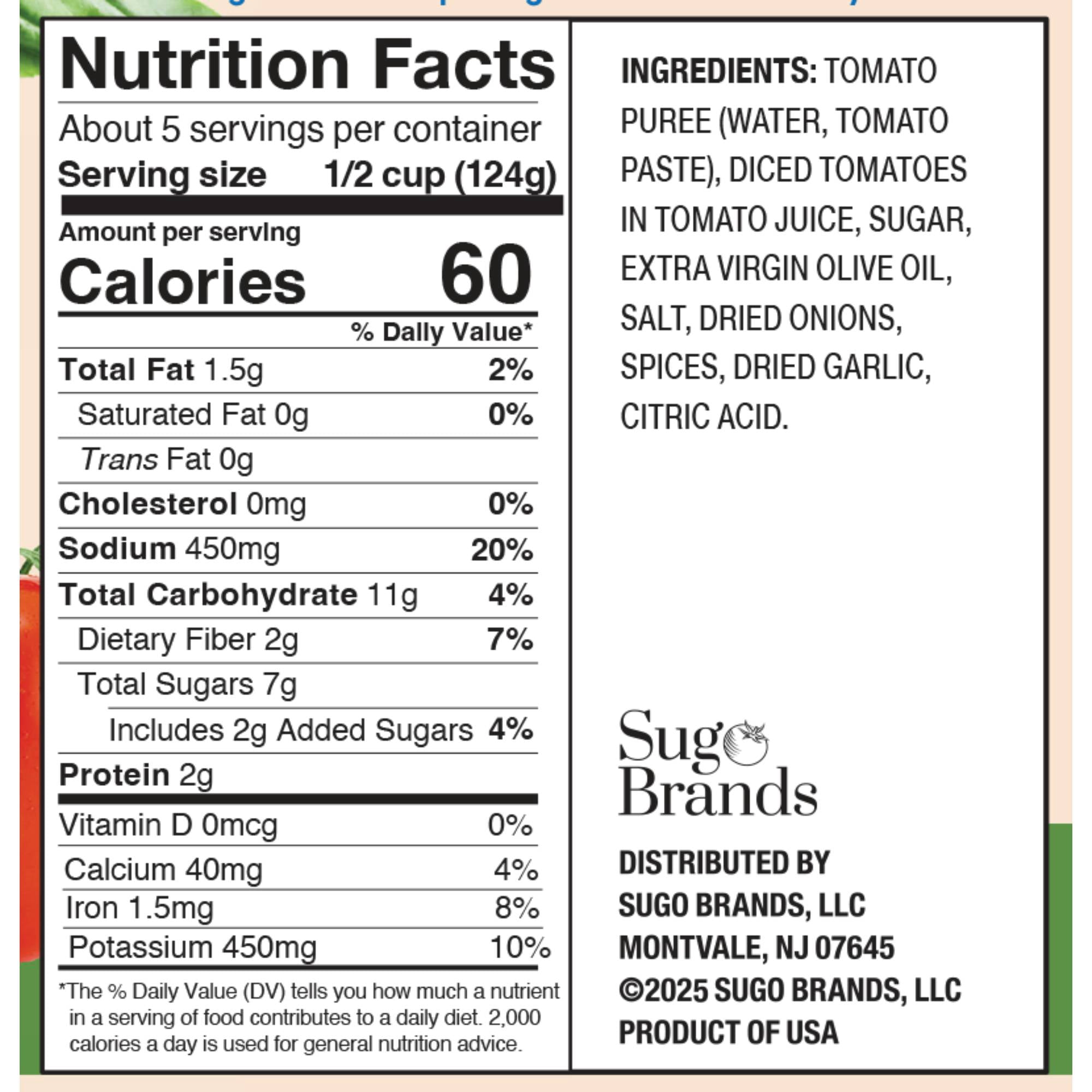(2 pack) Francesco Rinaldi, Tomato and Basil Sauce, 24oz, Low Fat, No Saturated Fat, Gluten Free
