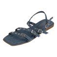 thumbnail image 1 of Sandalias de piso Exterior Textil Color Azul Para Mujer De RBBASICS, 1 of 4