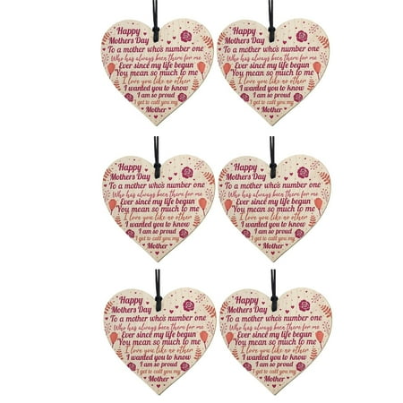 

Julygala Mothers Day Gifts Decorations Home Decor Hangs Decoration New Mother s Day Decorations Wooden Love Pendant The -Gift for Mother