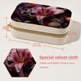 thumbnail image 5 of Shivering Velvet Portable Decorative Box with Removable Compartment - Storage Box, Display Case, and Earring Holder - Ideal Gift, 5 of 7