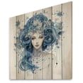 thumbnail image 2 of Designart "Virgo Zodiac Sign Keeper of Perfection" Astrology Print on Natural Pine Wood, 2 of 5