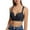 Black, variant on Padded Bras for Women No Underwire Pullover Bra Feature V-Neck T-Shirt Bra Style W-708 Hook and Eye Closure Push Up Wireless Bras Black M