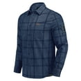 thumbnail image 2 of Men's Darius Rucker Collection by Fanatics Navy Detroit Tigers Thin Wale Corduroy Plaid Button Up Shirt, 2 of 6