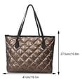 thumbnail image 2 of Bolso Mano Algodón Gran Capacidad para Mujer Bolso Hombro Con Bordado Diamantes (dorado) Dorado JL8266, 2 of 9