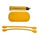 thumbnail image 5 of Parte inferior de bolso de ganchillo de PU, juego de 3, para mochilas, bolsos de hombro, bolso de cubo de ganchillo. Amarillo, 5 of 9